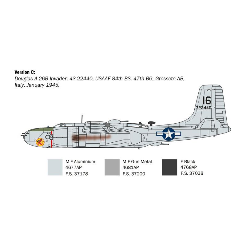 ITALERI A-26B Invader (New Decals Edition)