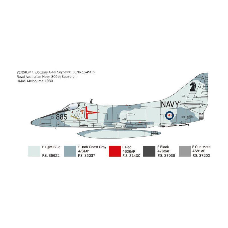 ITALERI 1/48 A-4E/F/G Skyhawk Australian Decals Included