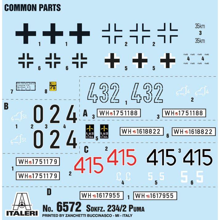 ITALERI 1/35 Sd.Kfz.234/2 Puma