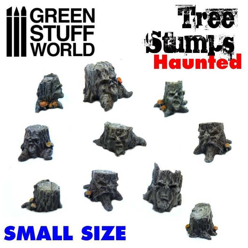 GREEN STUFF WORLD Small Haunted Tree Stumps
