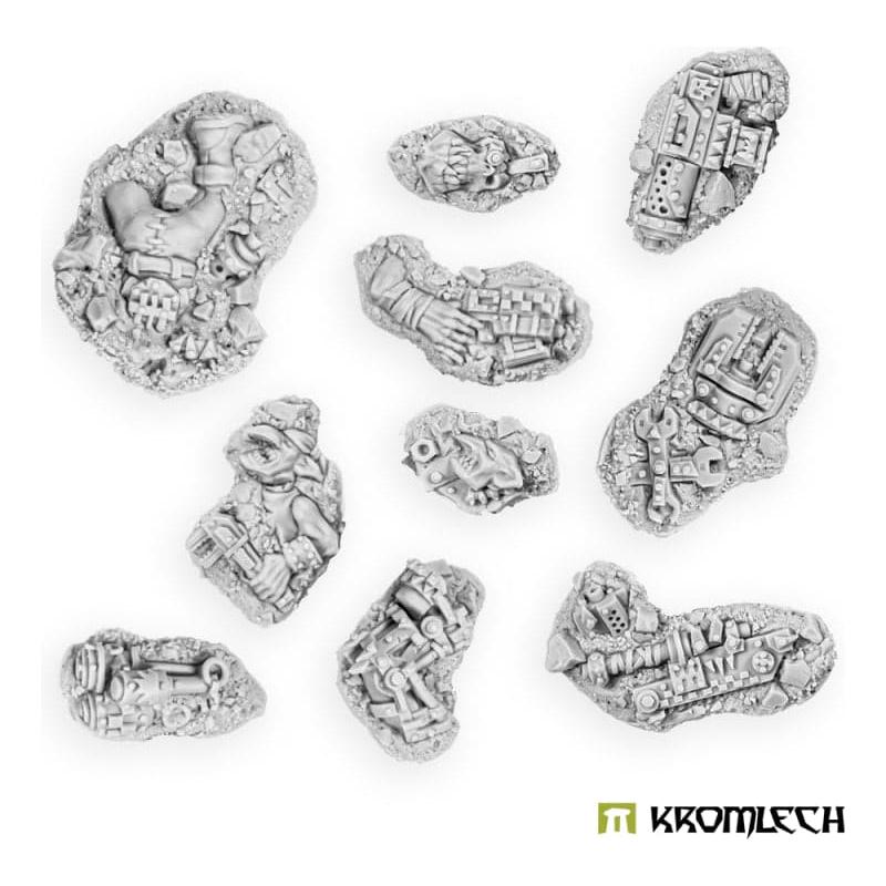 KROMLECH Small Orc Casualties Basing Kit (10)