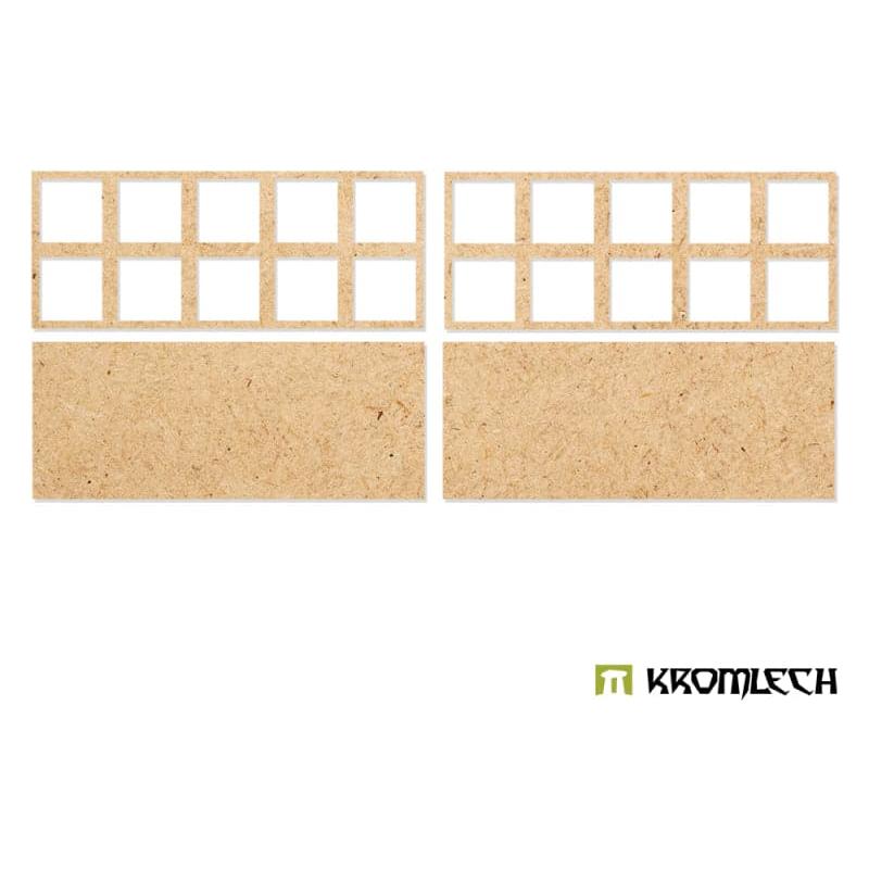 KROMLECH Infantry 5x2 Square Base Converter Trays (2)