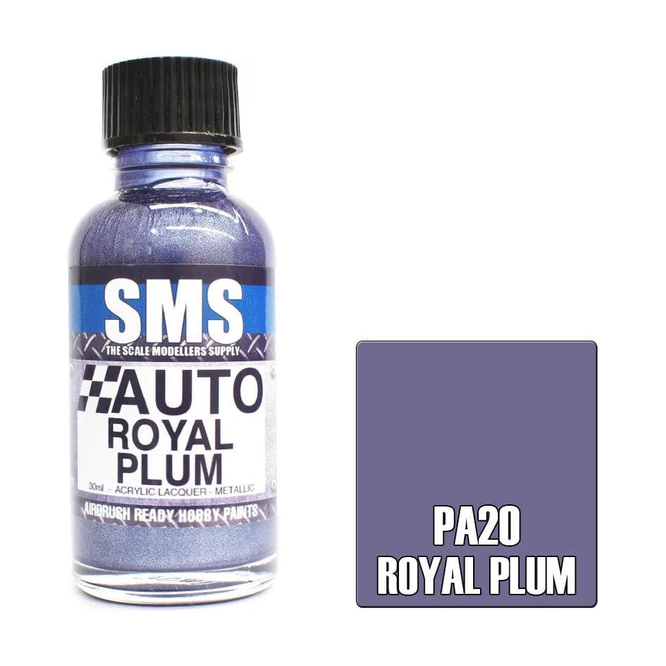 SMS Auto Colour Royal Plum Acrylic Lacquer Gloss 30ml