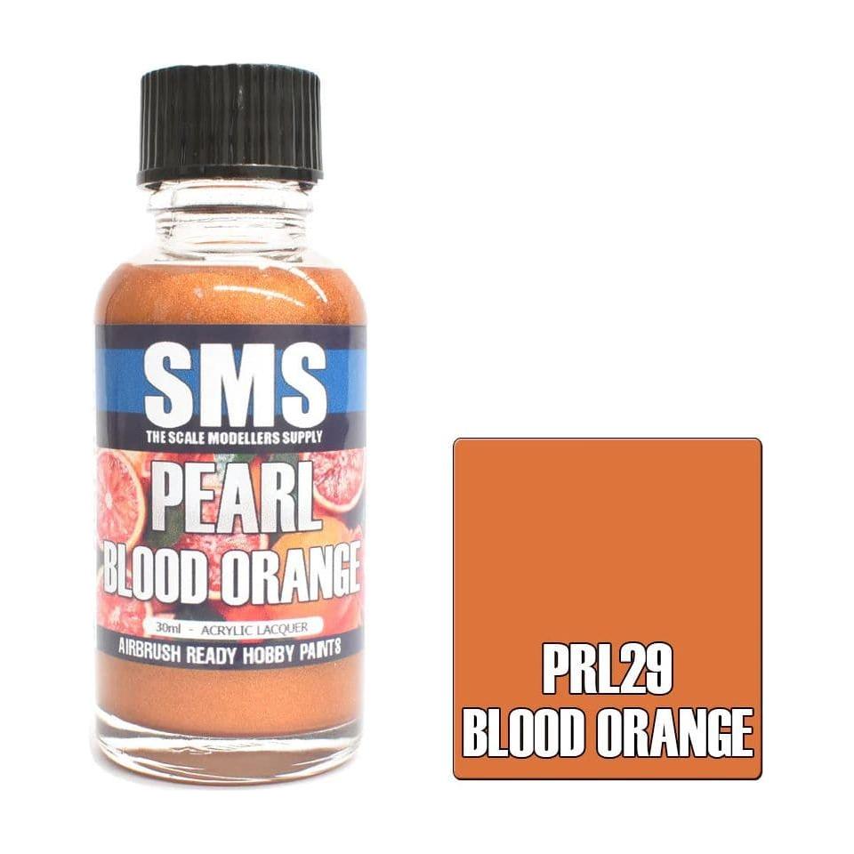 SMS Pearl Acrylic Lacquer Blood Orange 30ml