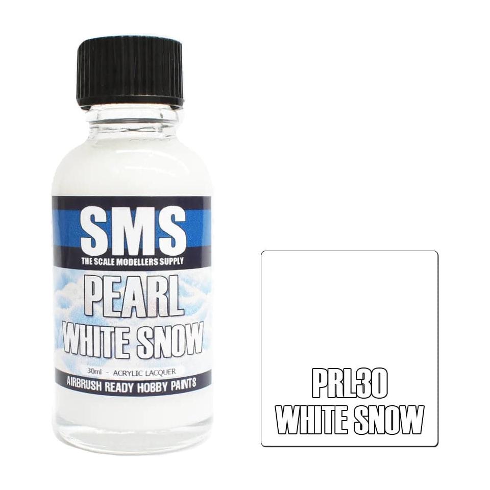 SMS Pearl Acrylic Lacquer White Snow 30ml