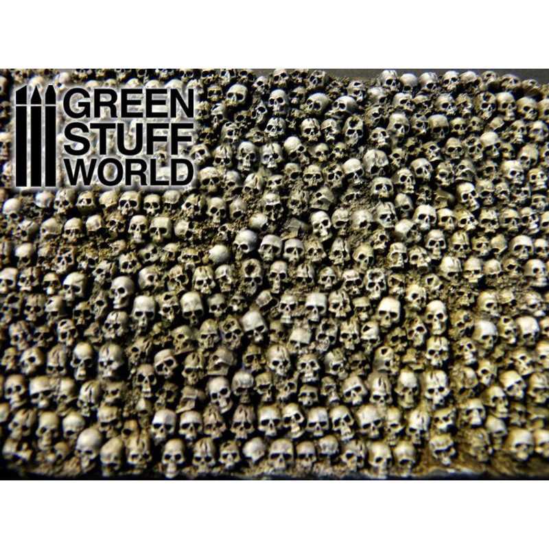 GREEN STUFF WORLD Stacked Skull Plates - Crunch Times!