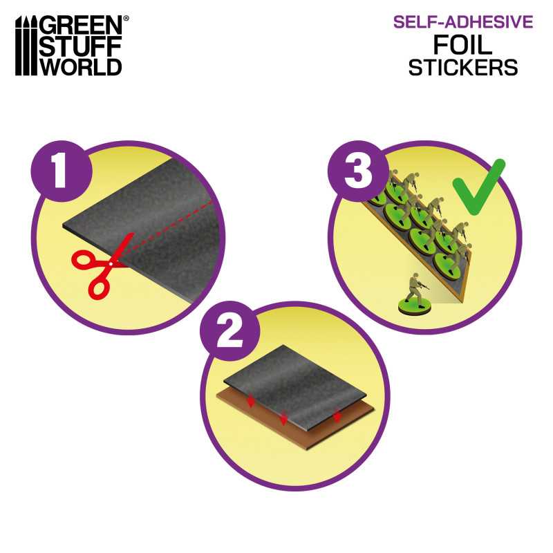 GREEN STUFF WORLD Rubber Steel Sheet - Self Adhesive