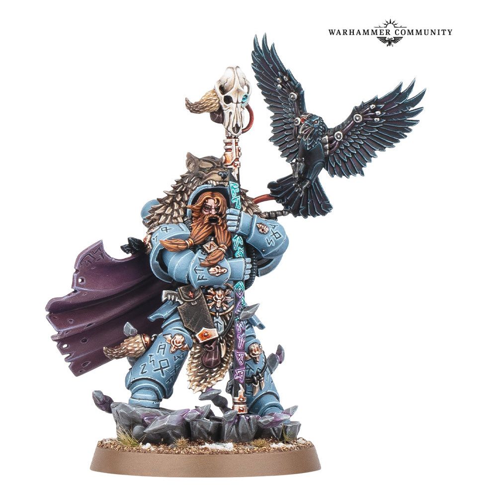 GAMES WORKSHOP 53-35 Space Wolves: Njal Stormcaller