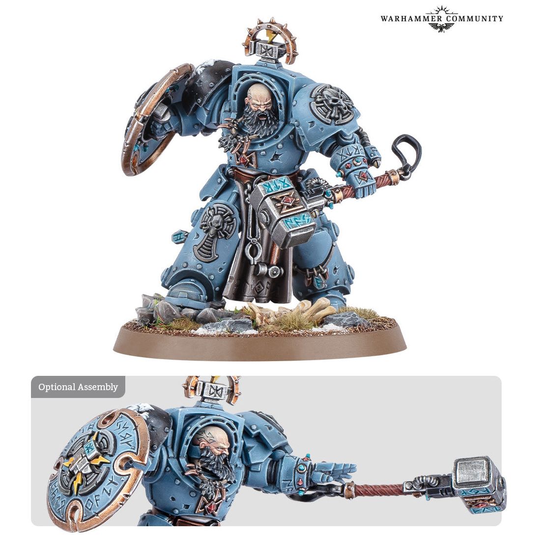 GAMES WORKSHOP 53-38 Space Wolves: Arjac Rockfist