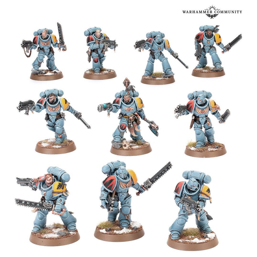 GAMES WORKSHOP 53-21 Space Wolves: Grey Hunters