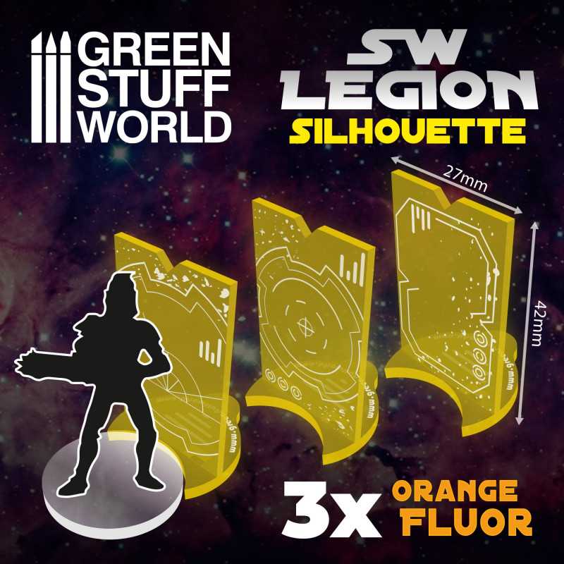 GREEN STUFF WORLD SW Legion Silhouette - Fluor Orange