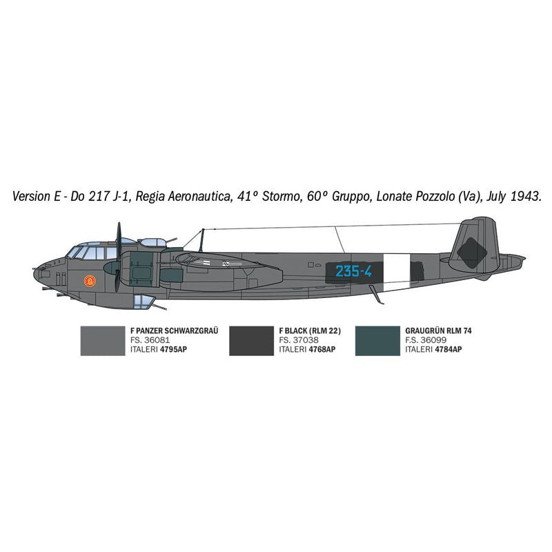 ITALERI 1/72 Dornier Do 217 J1/J2 Nachtjäger