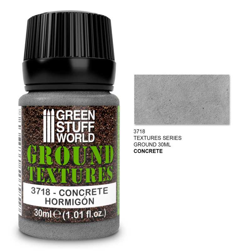 GREEN STUFF WORLD Textured Paint - Concrete Texture 30ml