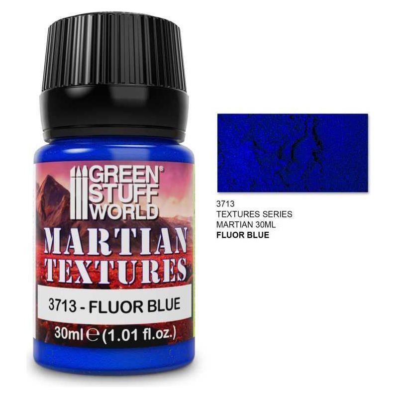 GREEN STUFF WORLD Textured Paint - Martian - Fluor Blue 30ml
