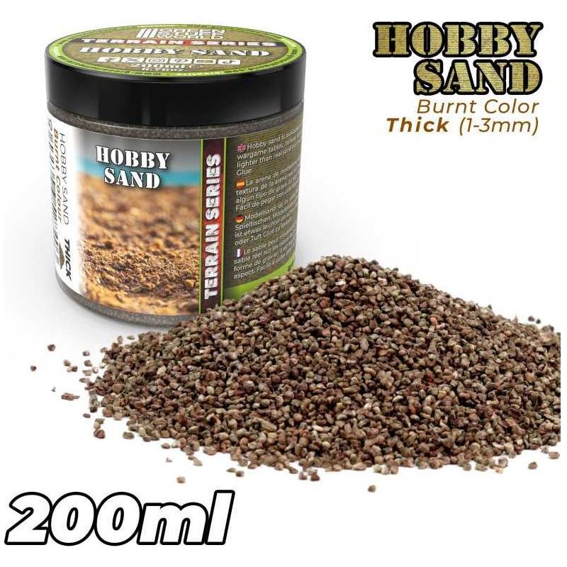GREEN STUFF WORLD Thick Hobby Sand - Burnt Bown 200ml