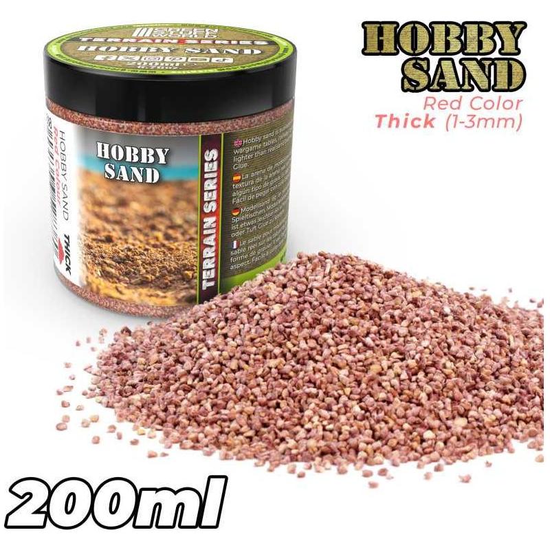 GREEN STUFF WORLD Thick Hobby Sand - Red 200ml