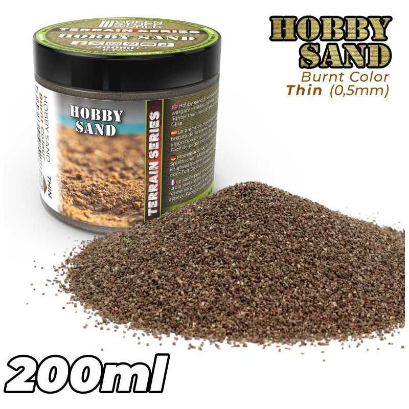 GREEN STUFF WORLD Thin Hobby Sand - Burnt Bown 200ml