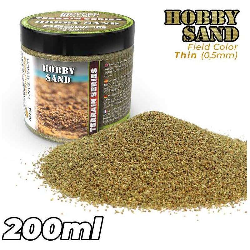 GREEN STUFF WORLD Thin Hobby Sand - Field Sand 200ml