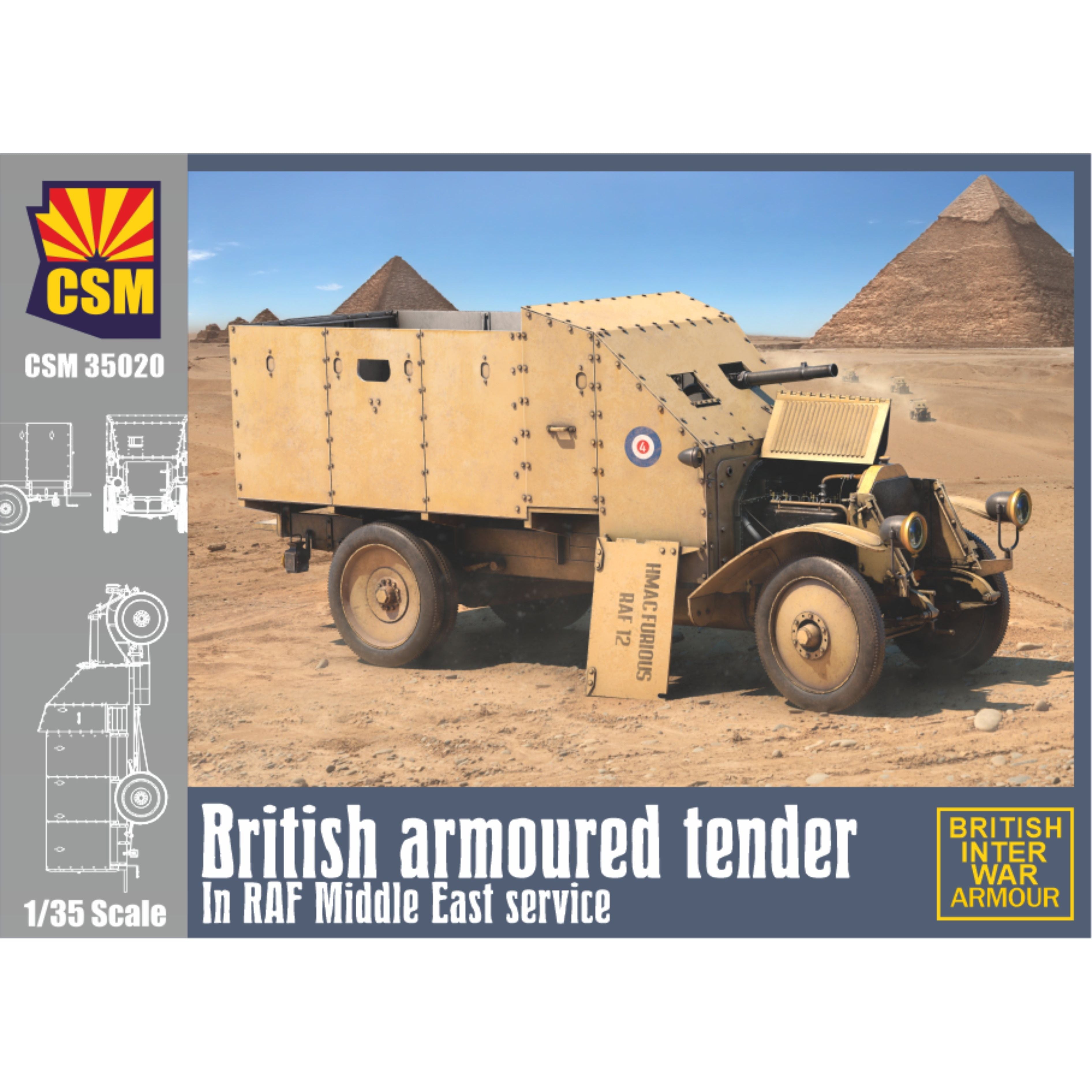 COPPER STATE MODELS 1/35 British Armoured Tender in RAF Middle East Service