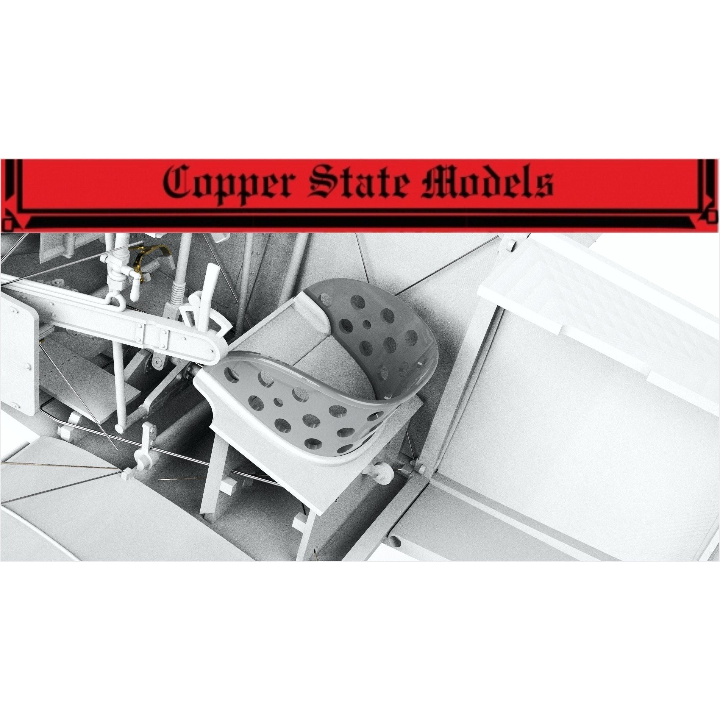 COPPER STATE MODELS Nieuport 11/16 pilot seat backrest