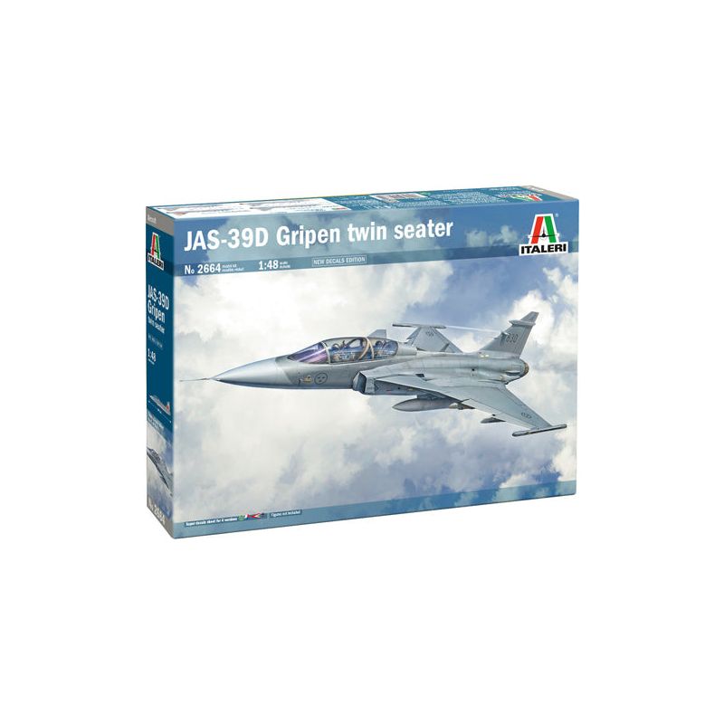 ITALERI JAS-39D Gripen Twin Seater (New Decals Edition)