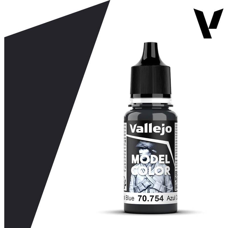 Vallejo Model Colour: #073 - Continental Blue - 18 ml Matt Acrylic Paint
