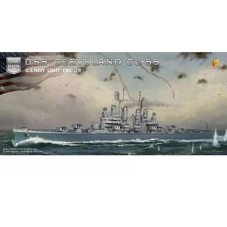 Very Fire 1/700 USS Cleveland Plastic Model Kit
