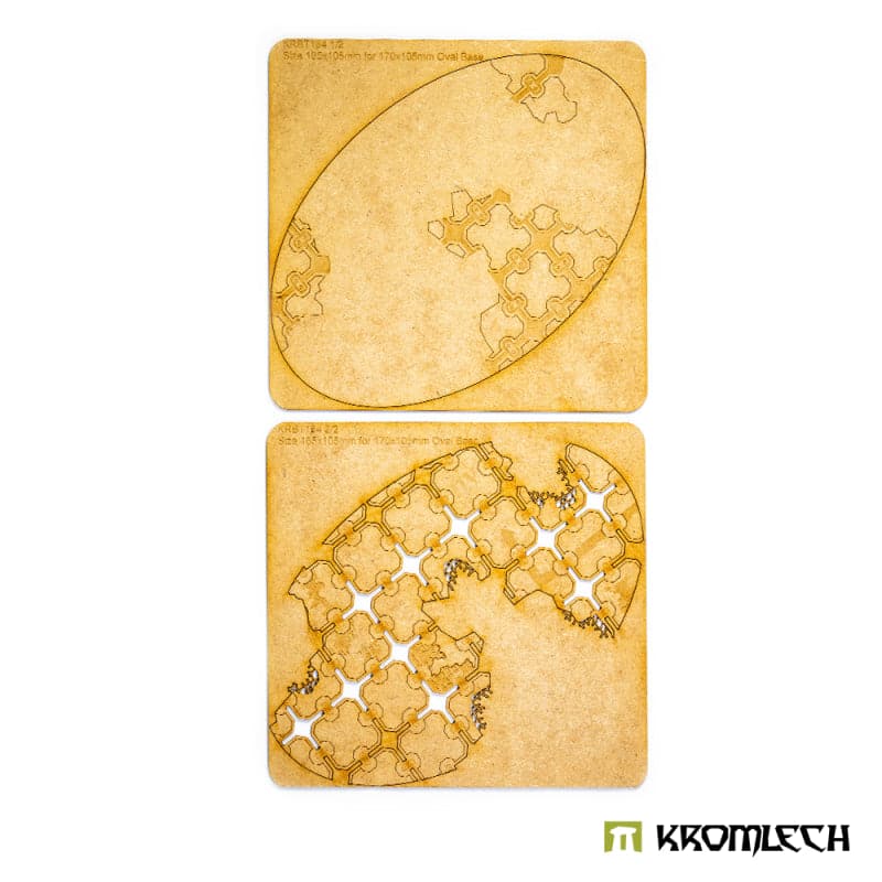 KROMLECH Void Battles 170x105mm Oval Base Topper