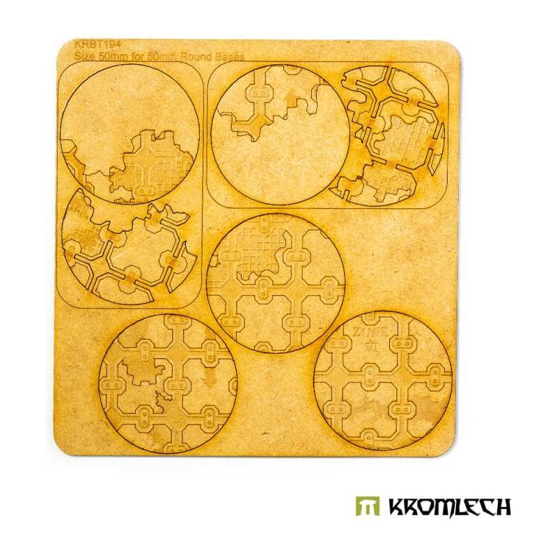 KROMLECH Void Battles 50mm Round Base Toppers - 50 mm