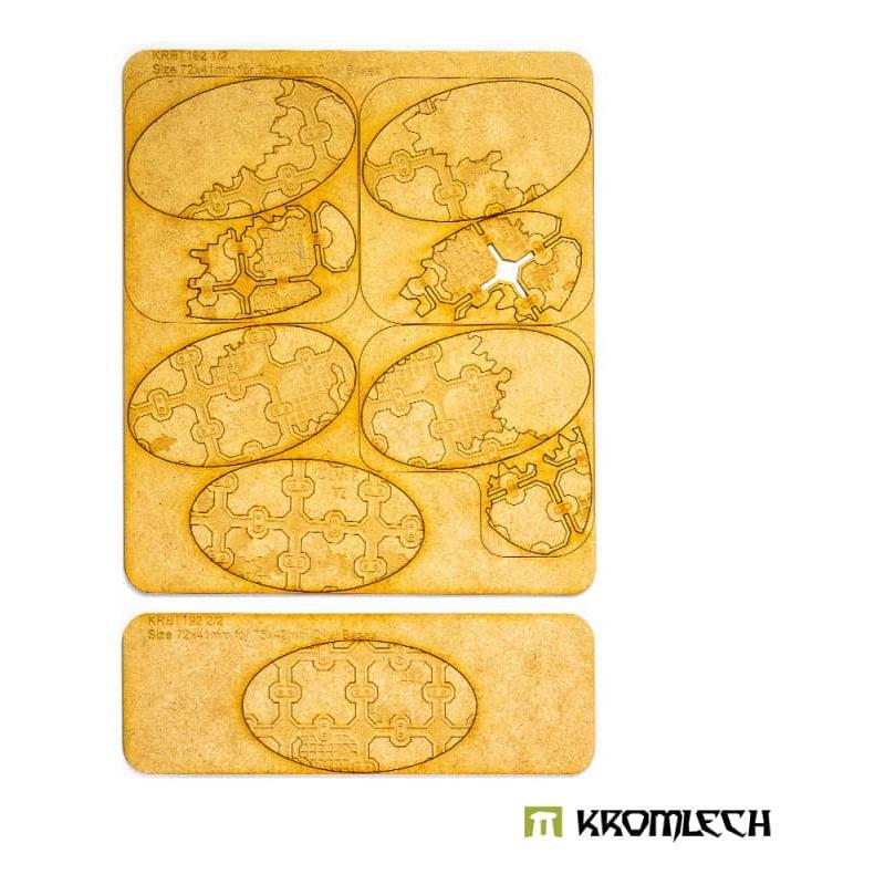 KROMLECH Void Battles 75x42mm Oval Base Toppers