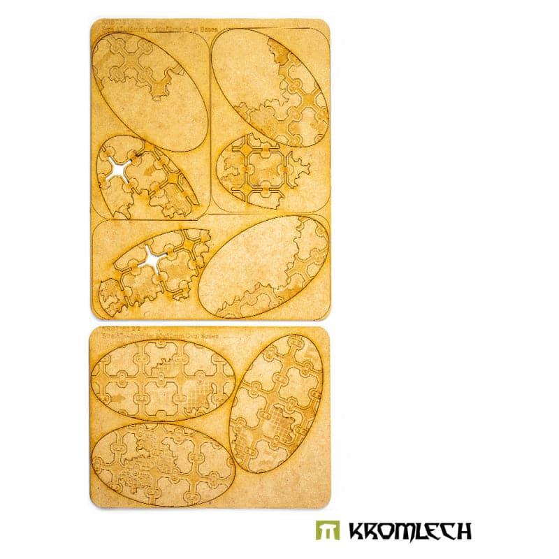 KROMLECH Void Battles 90x52mm Oval Base Toppers