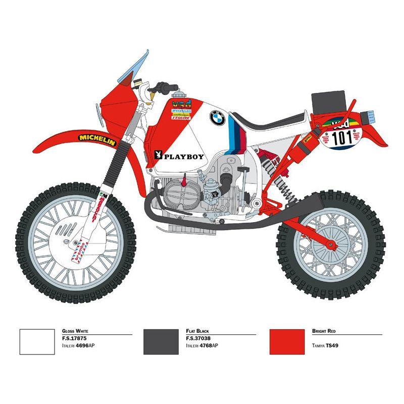ITALERI 1/9 BMW R80 G/S 1000 Dakar 1985 Paris-Dakar Version