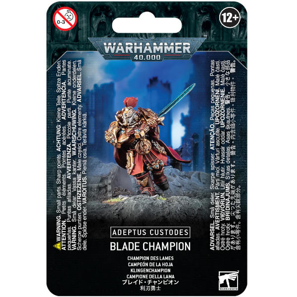 GAMES WORKSHOP 01-17 Adeptus Custodes: Blade Champion