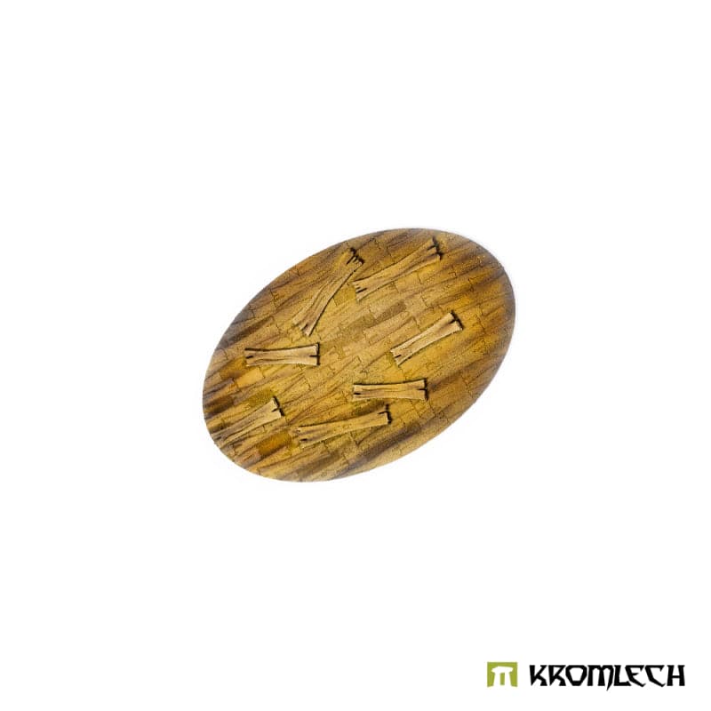 KROMLECH Wooden Planks 105x70mm Oval Base Topper