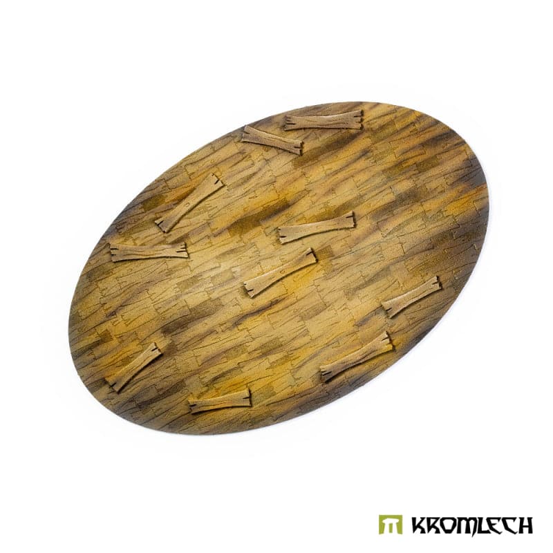 KROMLECH Wooden Planks 170x105mm Oval Base Topper