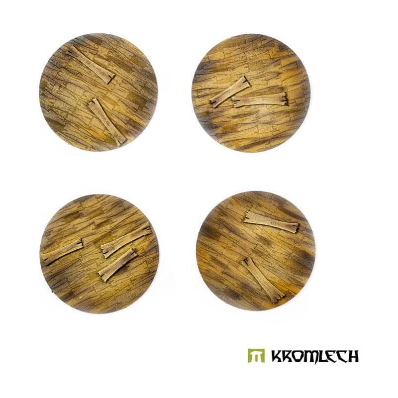KROMLECH Wooden Planks 60 mm Round Base Toppers