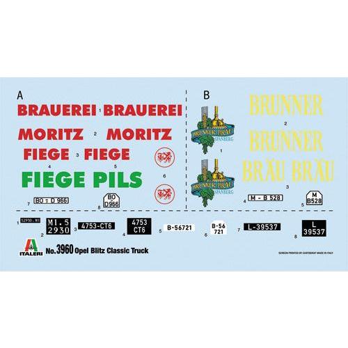 ITALERI 1/24 Opel Blitz Truck