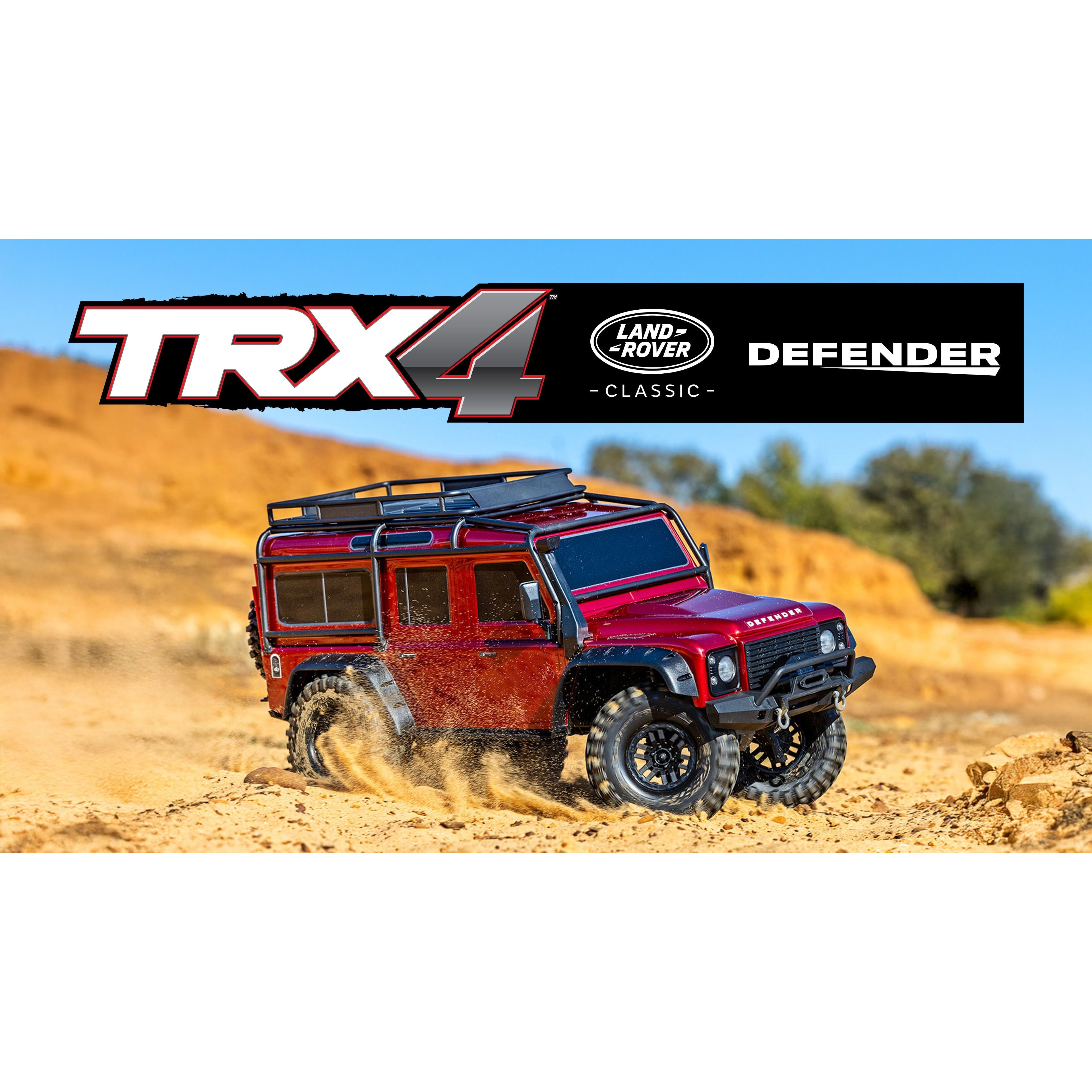 TRAXXAS TRX-4 Defender Clipless - Red