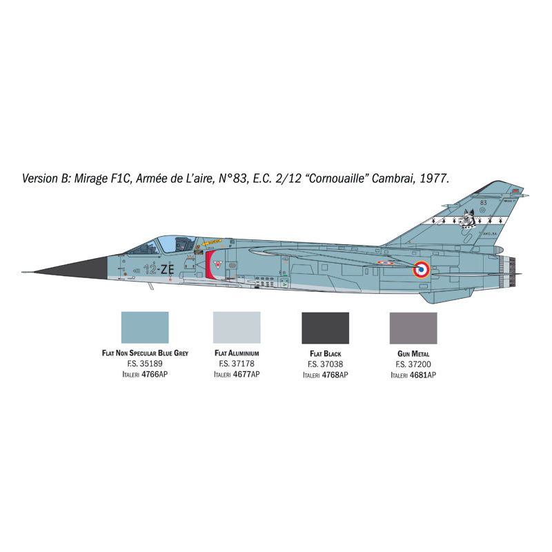 ITALERI Mirage F.1 (Super Decal Sheet)