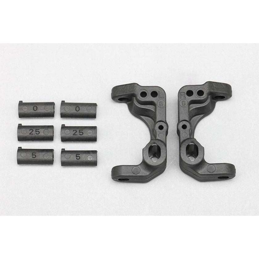 YOKOMO Steering hub carrier/Buhsing (F3pin/Graphite mold)for YZ-2DTM3.1/CAL3.1