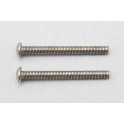 YOKOMO M3x30mm Titanium Button Head Socket Screw, 2 piecesM3X30 Titanium Butt.Head Socket Screw