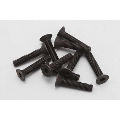 YOKOMO M3x15mm Flathead Socket Screw 10pcs M3X15 Flathead Socket Screw