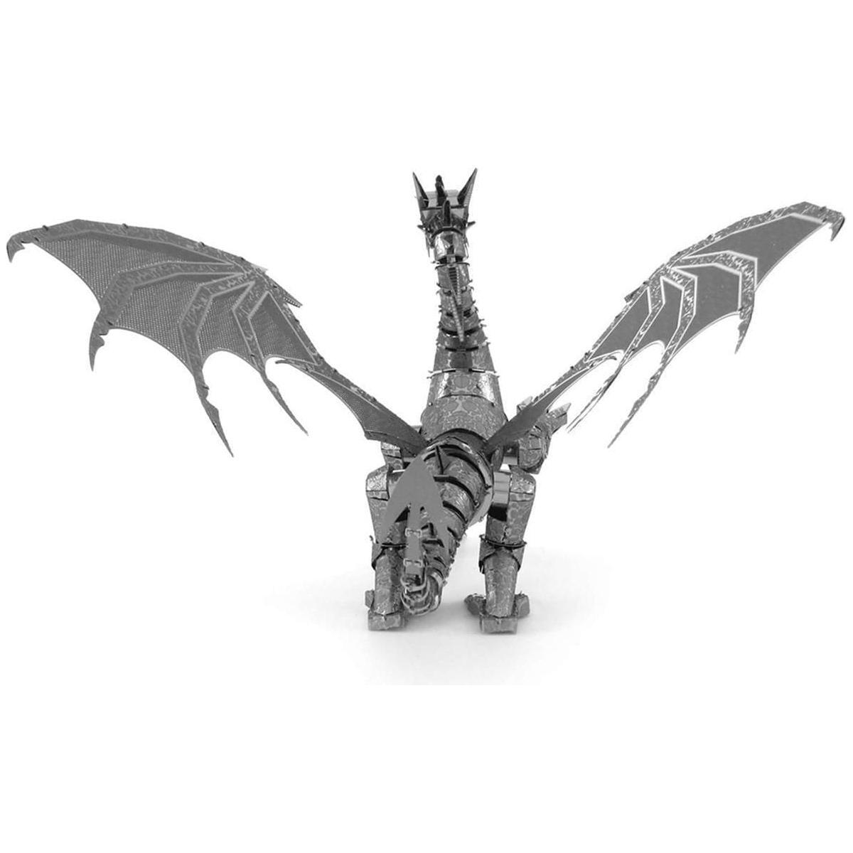 METAL EARTH ICONX Silver Dragon