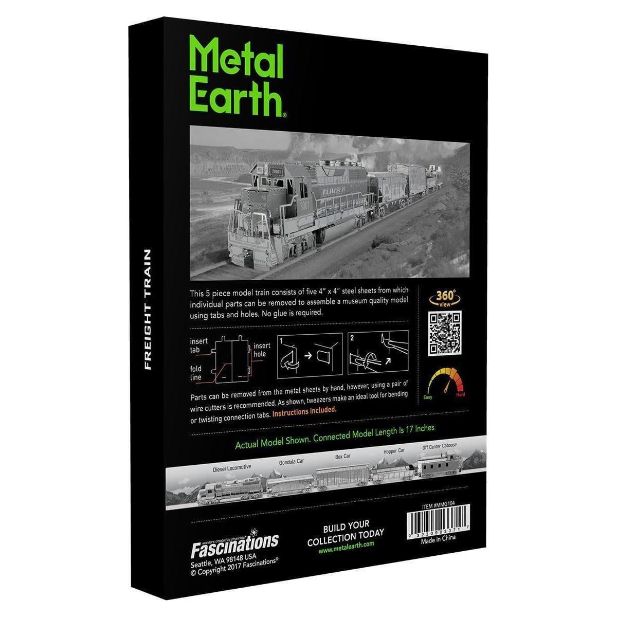 METAL EARTH Gift Box - Freight Train Set