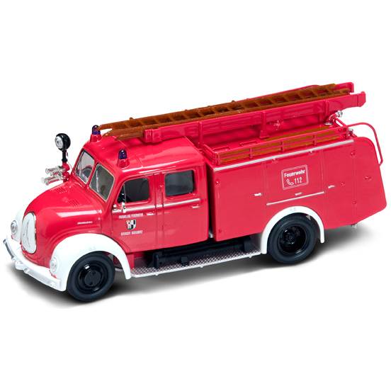 MAGIRUS 1/43 1961 Deutz Merkur TLF16 Fire Engine