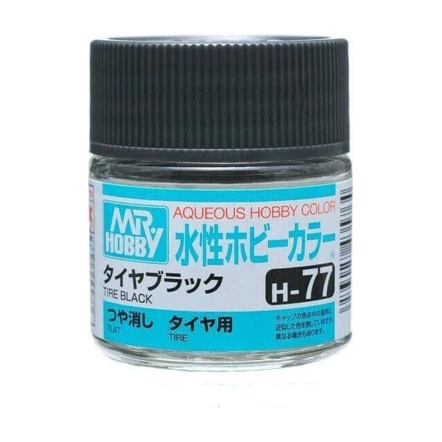 MR HOBBY Aqueous Flat Tyre Black - H077