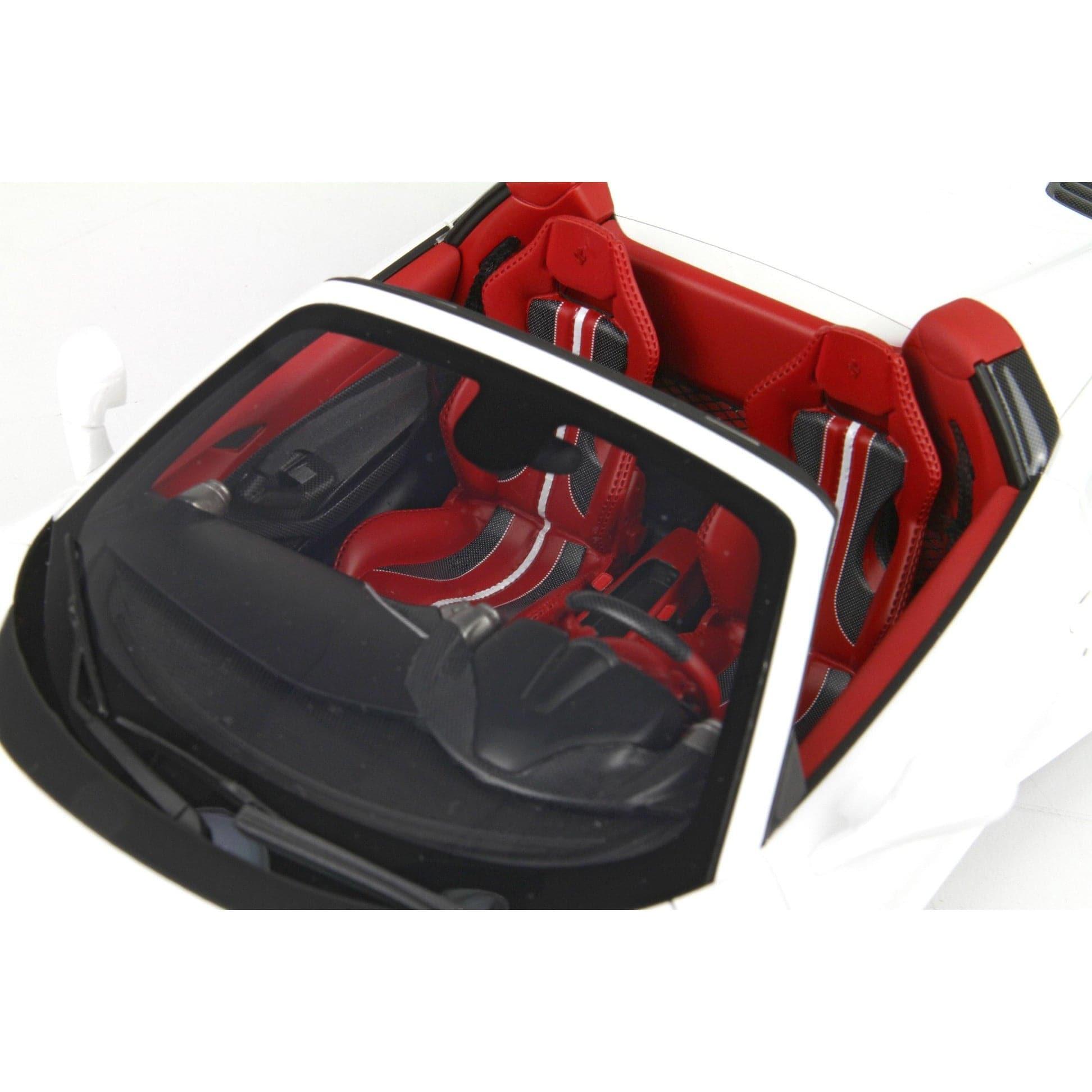 BBR 1/18 Ferrari F8 Tribute Spider White Red Interior