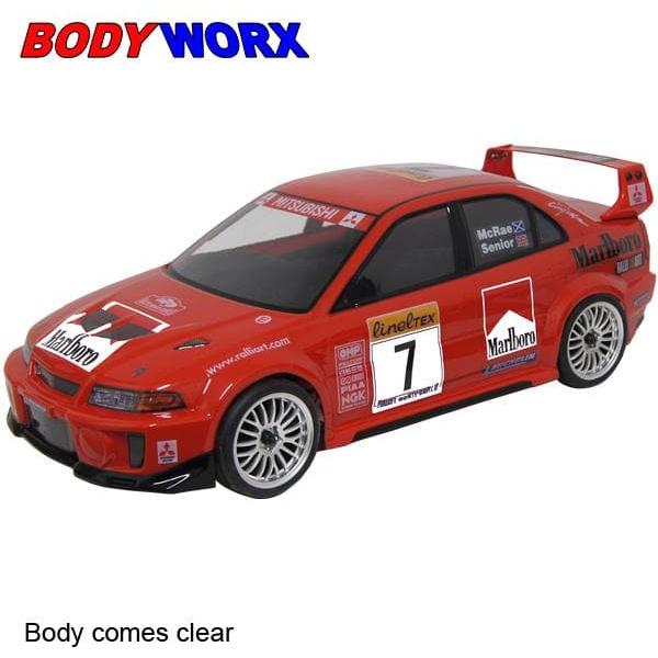 BODYWORX Clear Body Lancer WRC 190mm 1/10