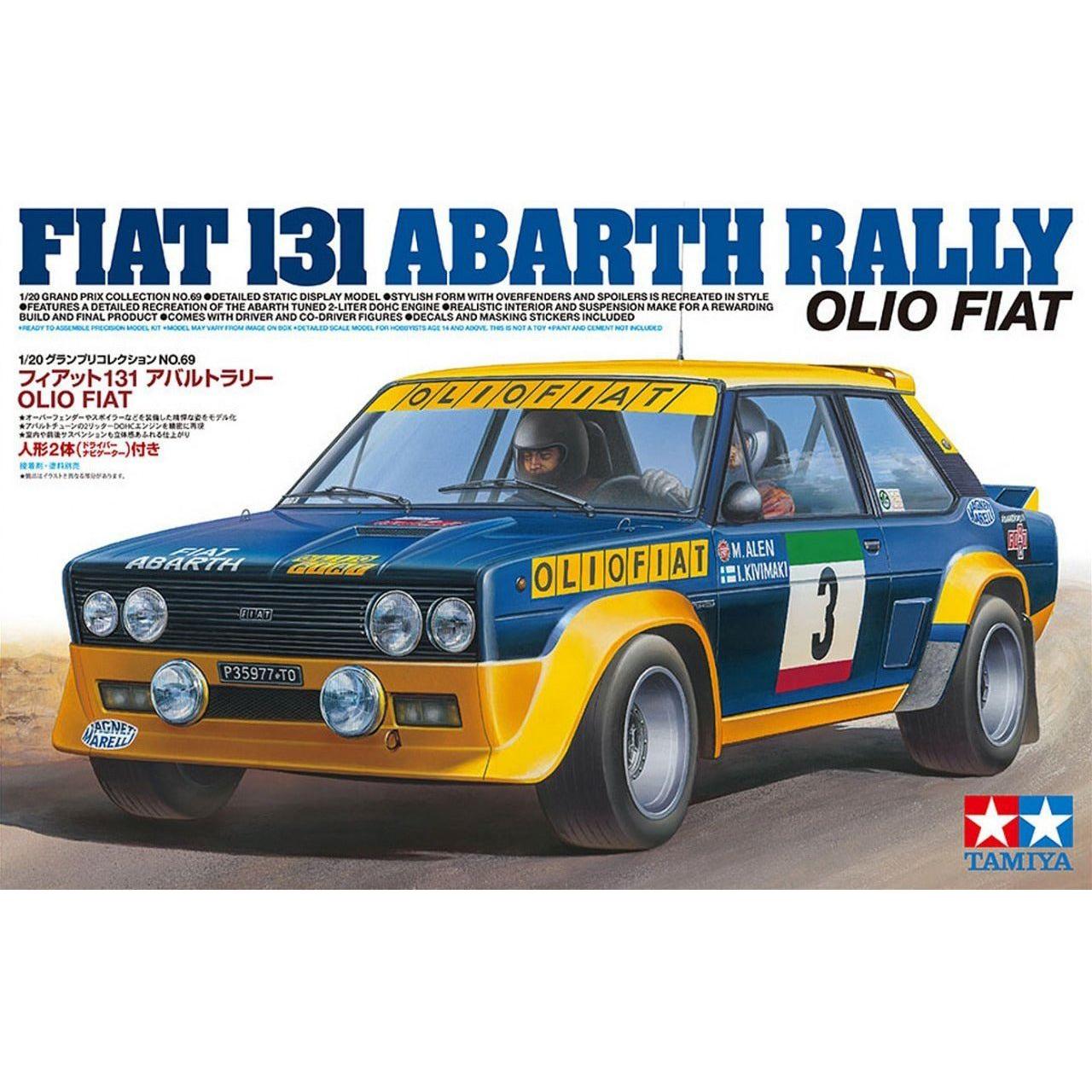 TAMIYA 1/20 Fiat 131 Abarth Rally Olio Fiat