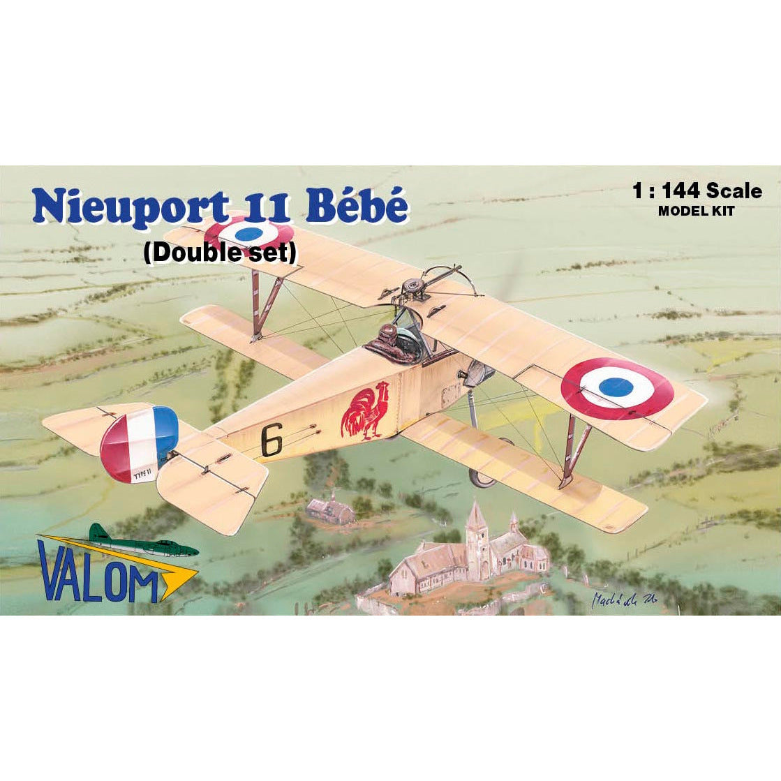 VALOM 1/144 Nieuport 11 Bb (Double Set)